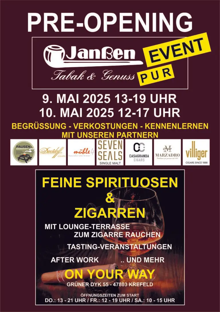 Pre-Opening bei Janßen – Tabak & Genuss Pur