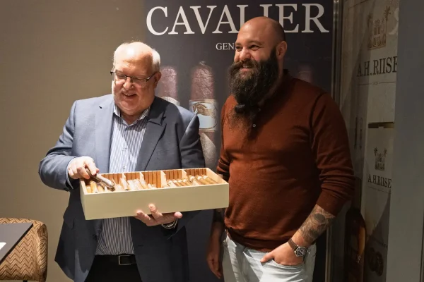 Hartmut Janßen mit Sébastien Decoppet